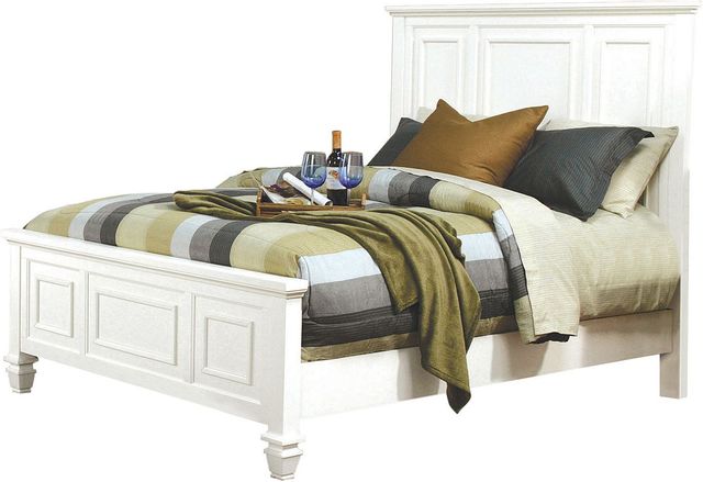 Coaster® Sandy Beach White Queen Bed