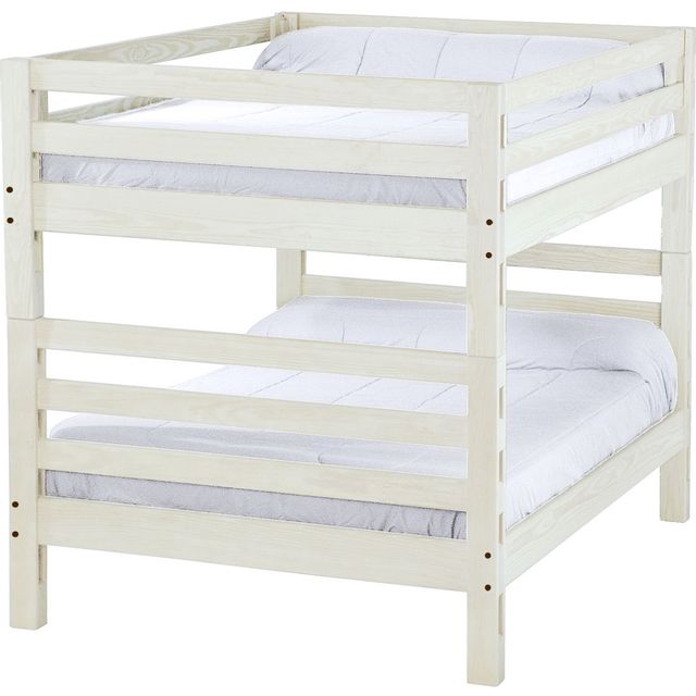 Crate Designs™ Classic Full Over Full Ladder End Bunk Bed 0
