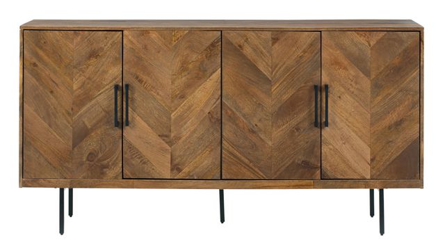 Signature Design by Ashley® Prattville Brown Accent Cabinet