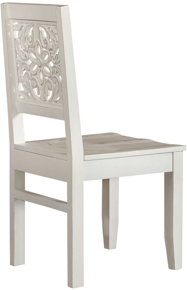 Liberty Trellis Lane Weathered White Accent Chair-3