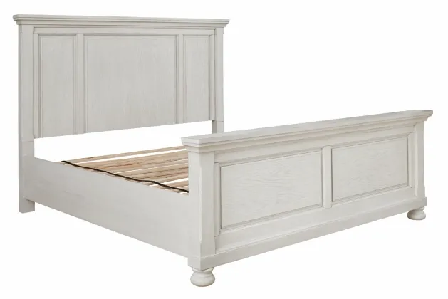 Signature Design by Ashley® Robbinsdale Antique White King Panel Bed 1