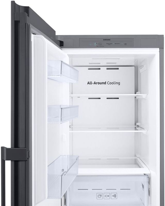 Samsung Bespoke 11.4 Cu. Ft. White Glass Flex Column Refrigerator with Customizable Colors and Flexible Design 4