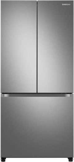 Samsung 33 in. 17.5 Cu. Ft. Fingerprint Resistant Stainless Steel Counter Depth French Door Refrigerator