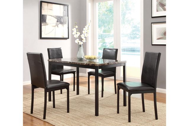 Homelegance® Tempe 5 Piece Dining Table Set 2