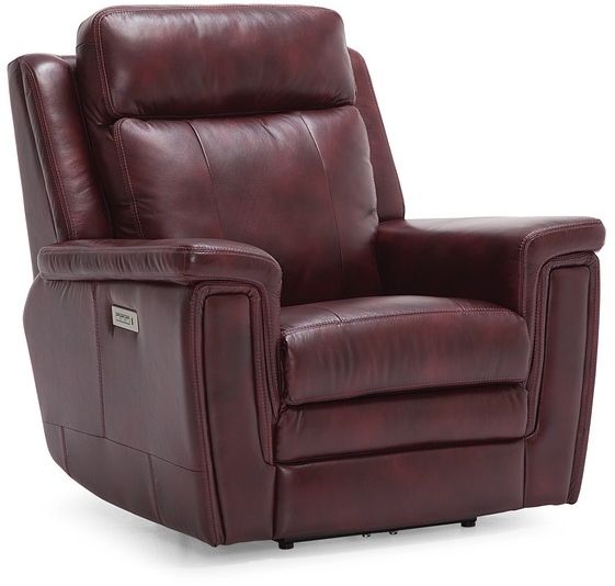 Palliser® Furniture Asher Red Power Wallhugger Recliner with Power Headrest and Lumbar