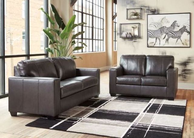Signature Design by Ashley® Morelos 2-Piece Gray Living Room Set-3