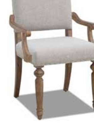 Klaussner® Austen Brandy/Light Gray Upholstered Arm Chair-1