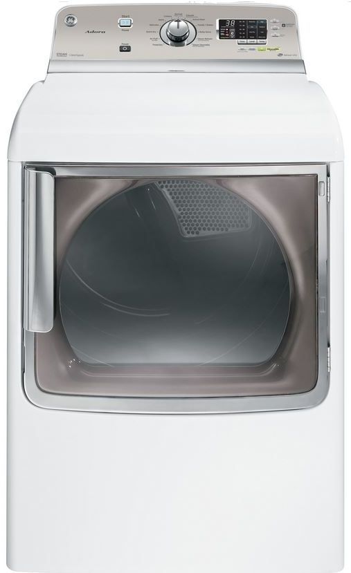 GE® Front Load Electric Dryer-White