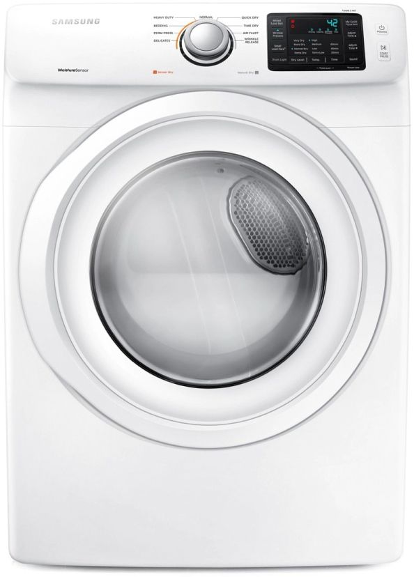 Samsung 5400 Series 7.5 Cu. Ft. White Front Load Gas Dryer