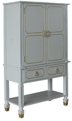 ACME Furniture House Marchese Pearl Gray Cabinet 2