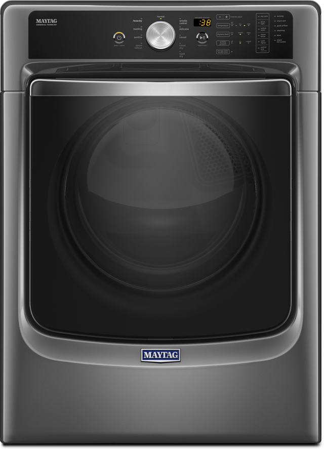 Maytag® Front Load Electric Dryer-White 6
