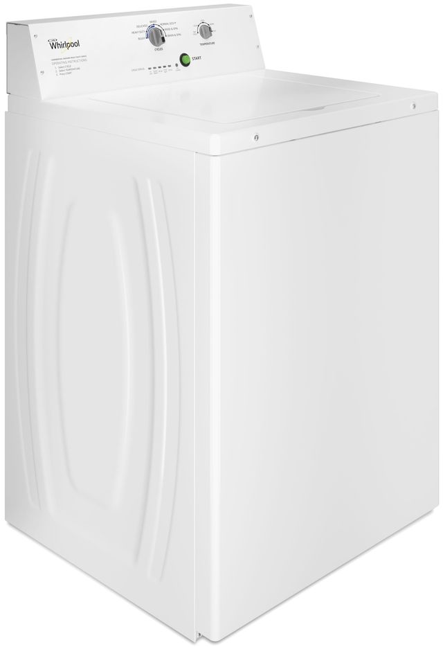 Whirlpool® Commercial 3.3 Cu. Ft. White Top Load Washer 1
