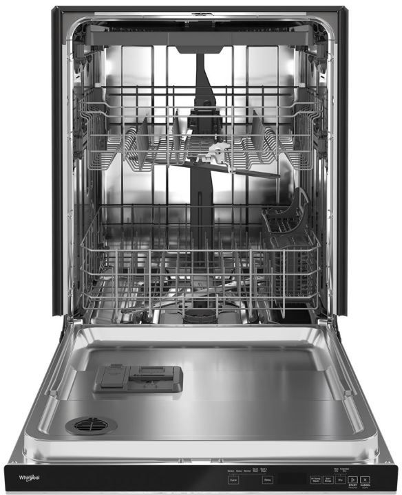 Lave-vaisselle encastré Whirlpool® de 24 po - Acier inoxydable noir 1