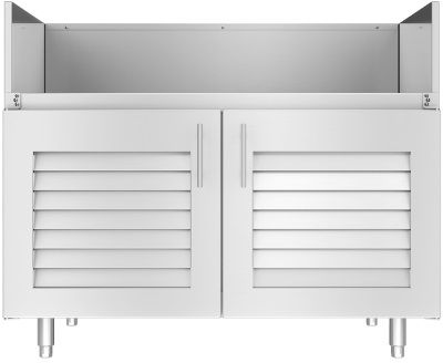 Kalamazoo™ Grill Head 42" Marine-Grade Stainless Steel Base Cabinet with Louvered Doors-0
