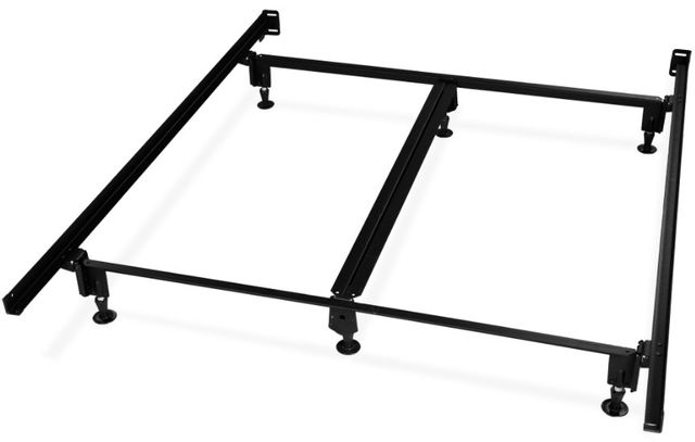 Glideaway® GLIDE-A-MATIC Black California King Bed Frame with Glides