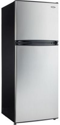 Danby® 10.0 Cu. Ft. Top Freezer Refrigerator-Black/Stainless Steel