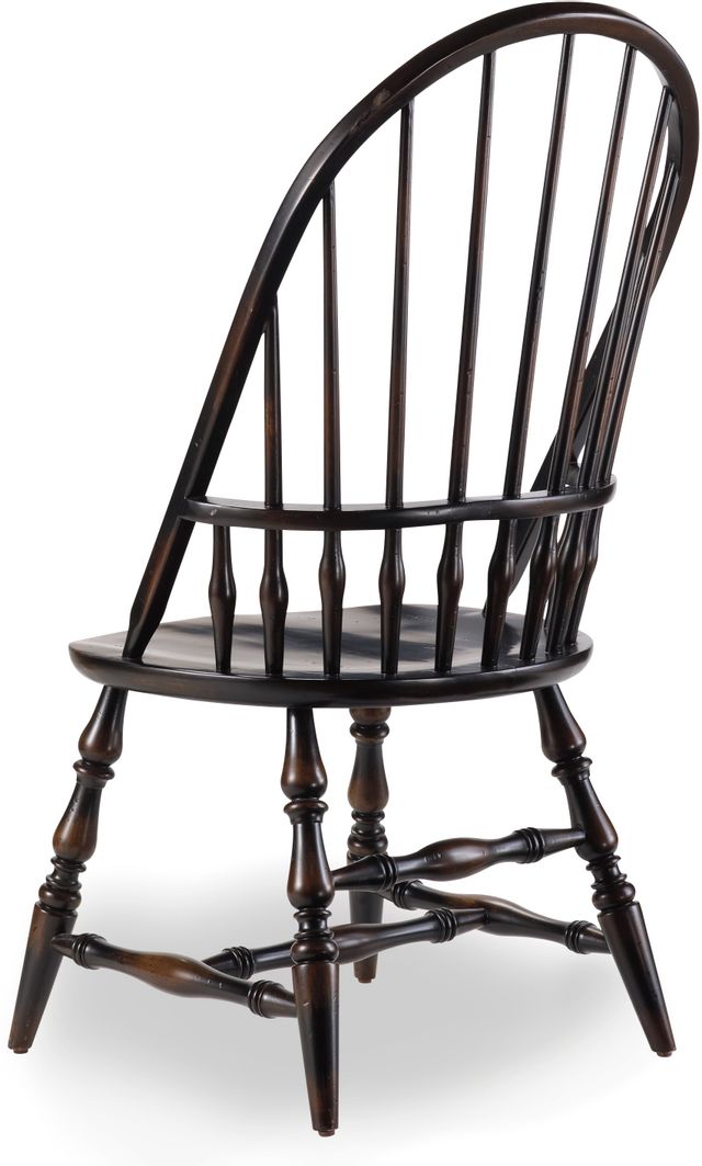 Hooker® Furniture Sanctuary Windsor Ebony Side Chair 0