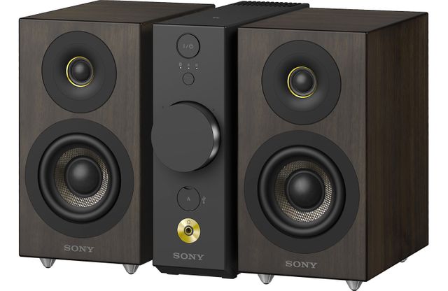 Sony® High-Resolution Black Desktop Audio System 1