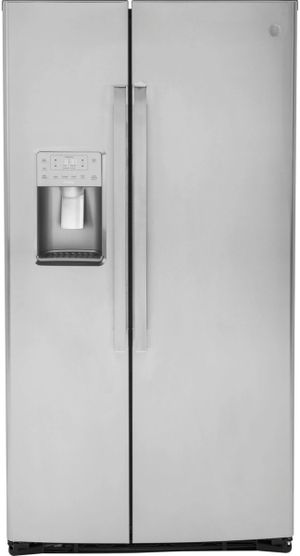 GE Profile™ 25.3 Cu. Ft. Stainless Steel Side-by-Side Refrigerator