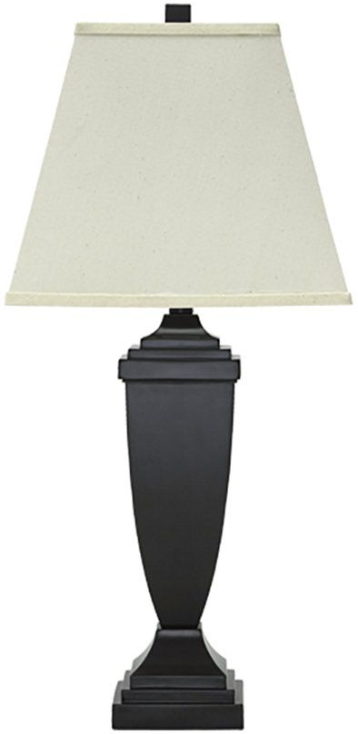 Signature Design by Ashley® Amerigin 2-Piece Matte Black Table Lamp Set-1