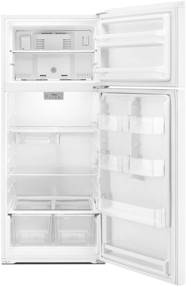 Whirlpool® 17.64 Cu. Ft. Top Mount Refrigerator-White-2
