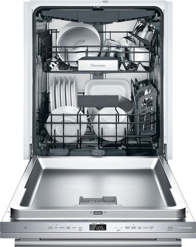 Thermador® Masterpiece® Topaz® 24" Stainless Steel Built In Dishwasher-DWHD660WFM-1