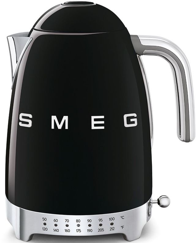 Smeg 50's Retro Style Aesthetic Polished Stainless Steel Electric Kettle 8