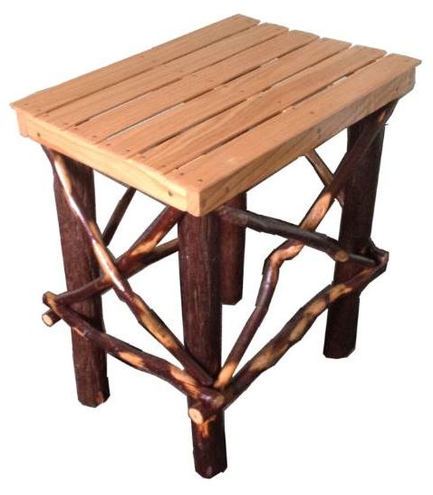 TEI Amish Natural Side Table