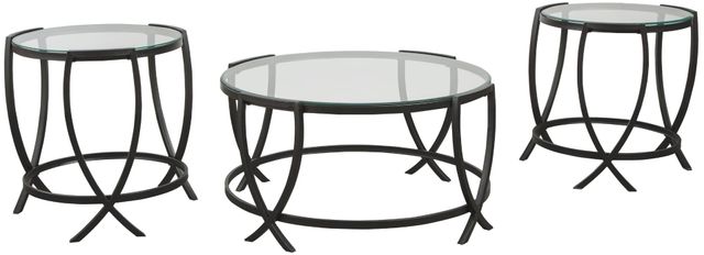 Tables d'appoint ronde 3 morceaux Tarrin Signature Design by Ashley® 1