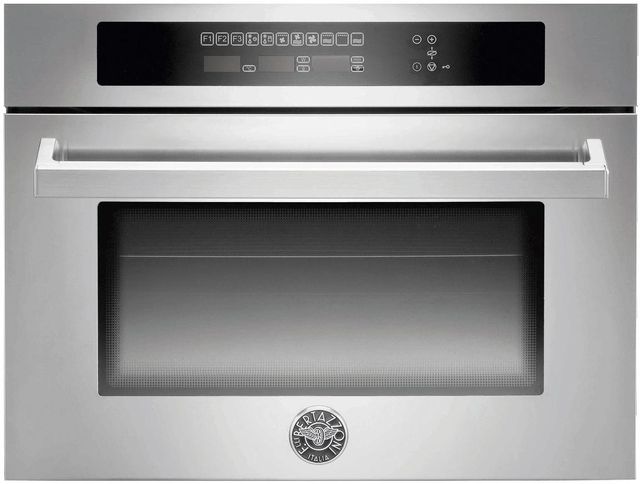 Bertazzoni Professional Series 1.34 Cu. Ft Stainless Steel Electric Built in Oven/Microwave Combo