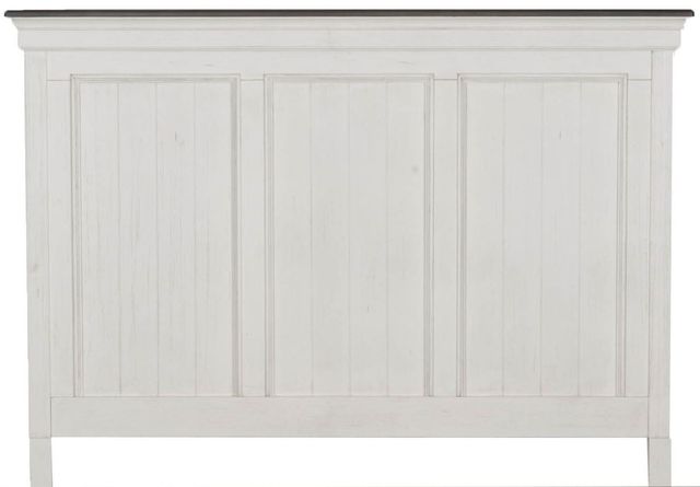 Liberty Allyson Park Wire Brushed White King Panel Headboard
