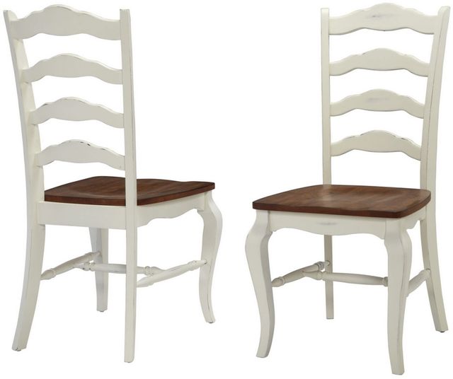 homestyles® French Countryside 2-Piece Off-White Dining Chairs-0