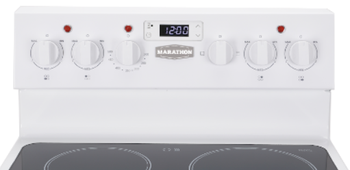 Cuisinière électrique autoportante Marathon Appliances® de 2,7 pi³ de 24 po - Blanc 3