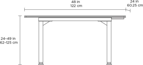 BDI Stance® Black Lift Desk 3
