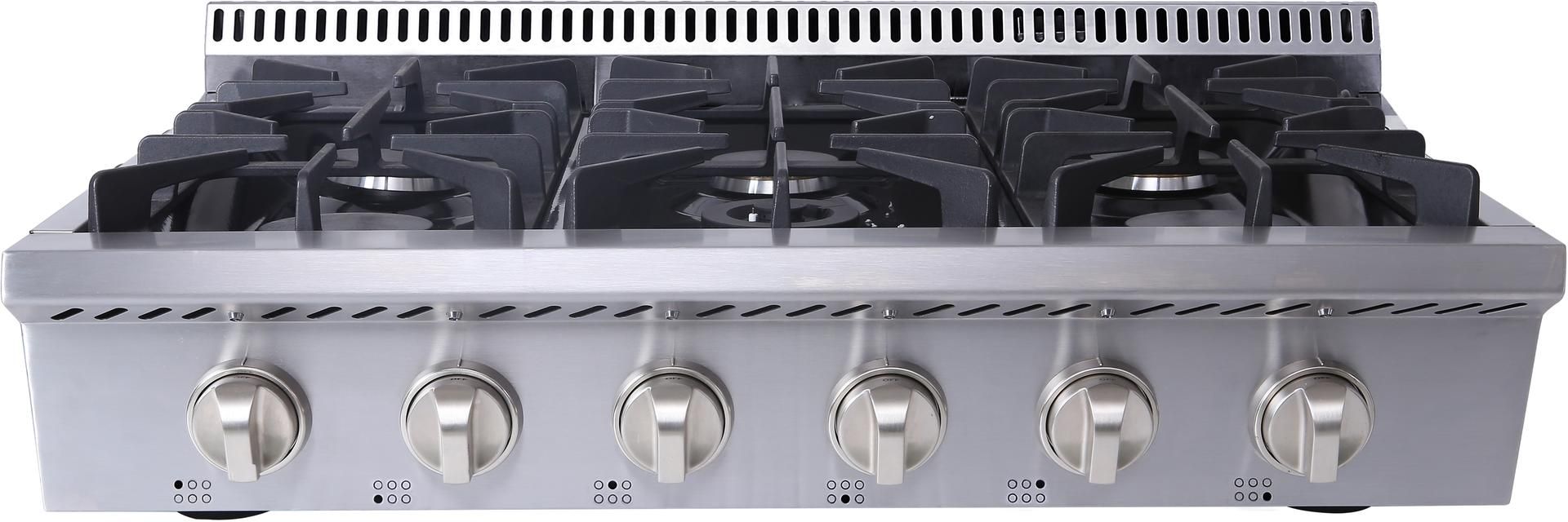 Thor Kitchen® Professional 36" Stainless Steel Gas Rangetop-HRT3618U