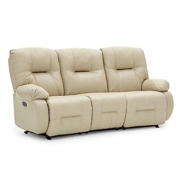 Best® Home Furnishings Brinley Parchment Power Conversation Space Saver® Sofa