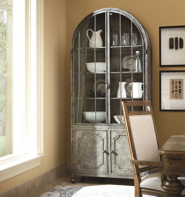 Universal Explore Home™ Curated Antiqued Iron Display Cabinet-2