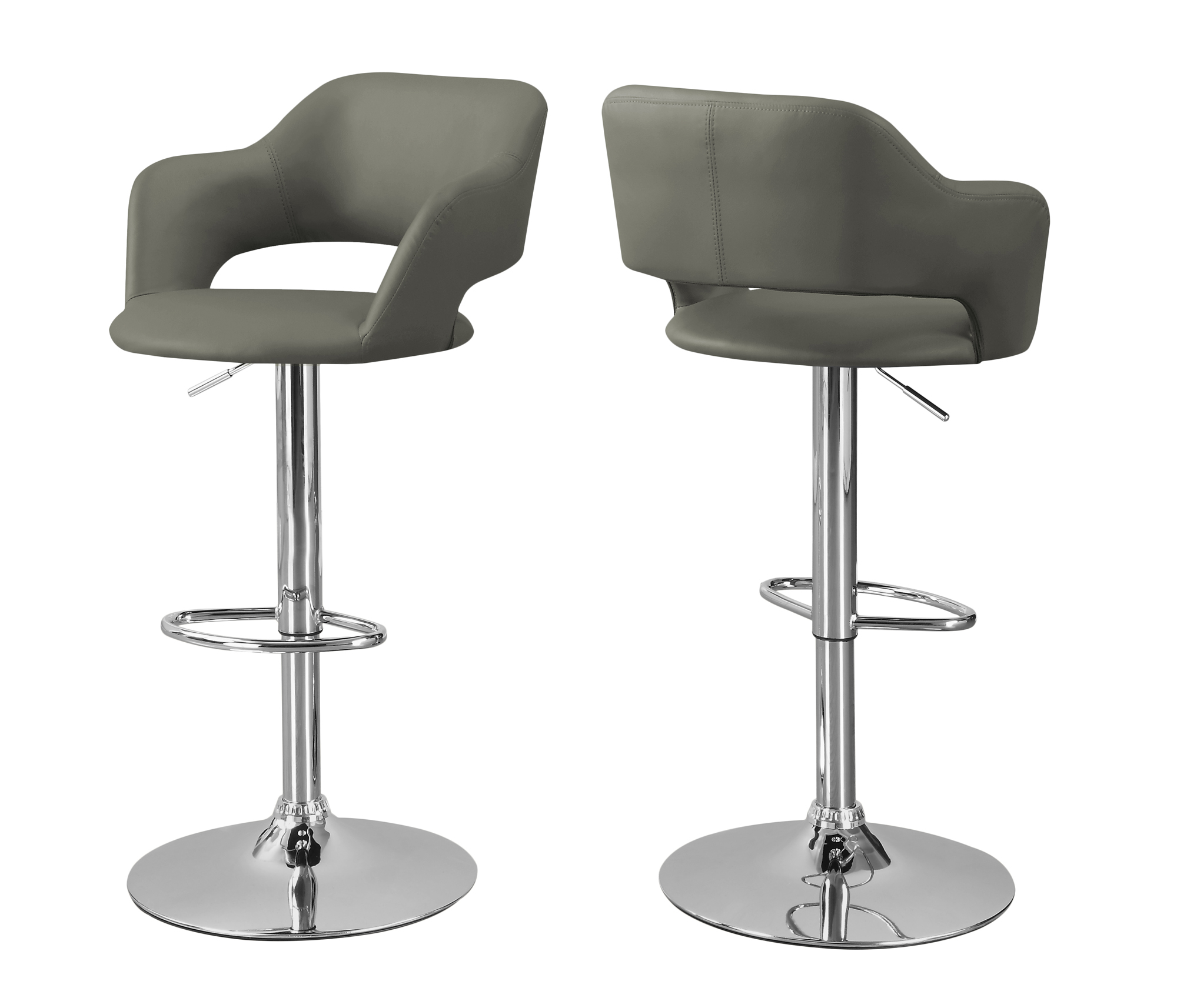 Diamond Bar Stool Grey.