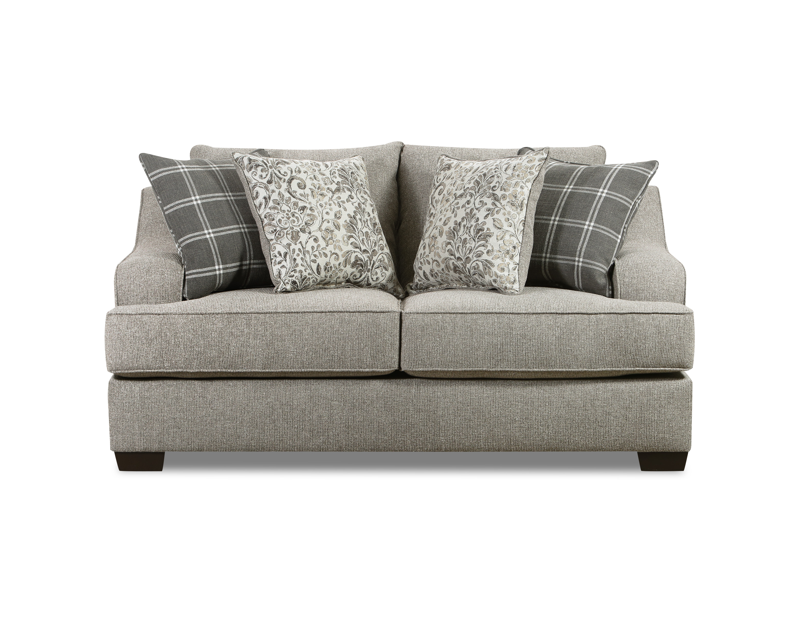 Platinum Loveseat with Pocketed Coil Cushions