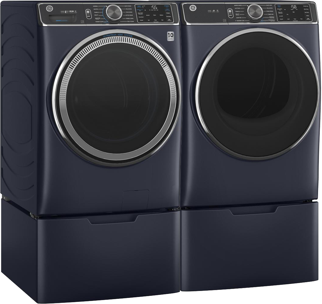 GFW850SPNRS | GFD85ESPNRS - GE Front Load Laundry Pair With A 5.0 Cu Ft ...