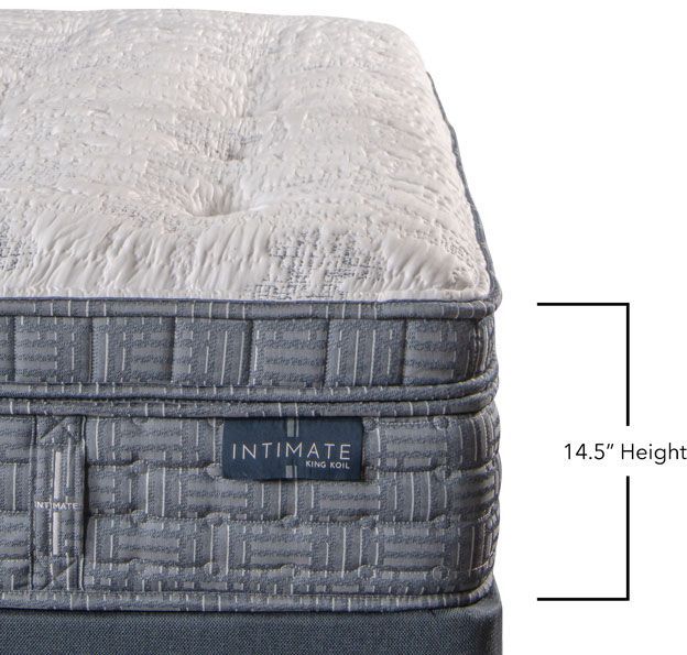 King Koil Intimate Quintessa Box Pillow Top Wrapped Coil Plush Full Mattress 3