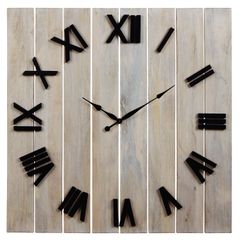 Signature Design by Ashley® Bronson Whitewash/Black Wall Clock