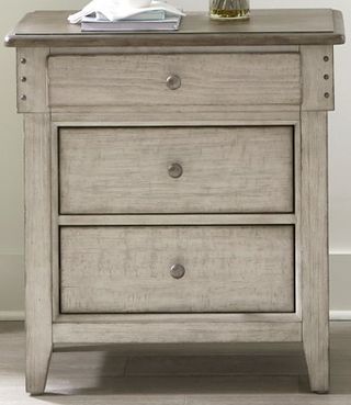 Liberty Furniture Ivy Hollow Dusty Taupe/Weathered Linen Nightstand