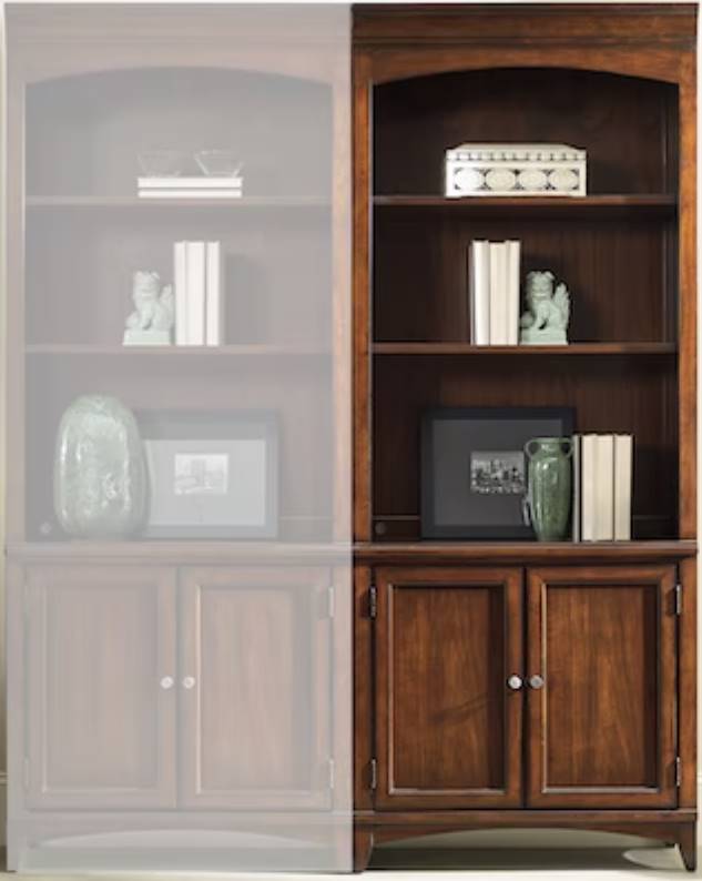 Hooker® Furniture Latitude Dark Walnut Bunching Bookcase