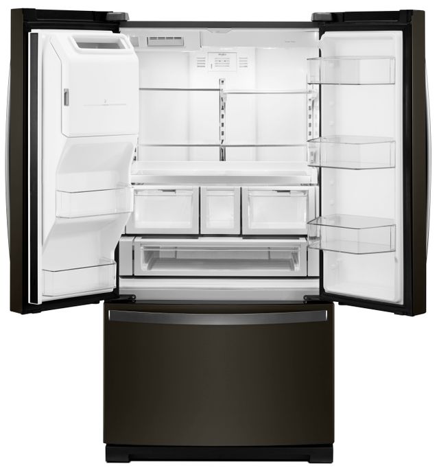 Whirlpool® 26.80 Cu. Ft. French Door Refrigerator-Black Stainless Steel 33