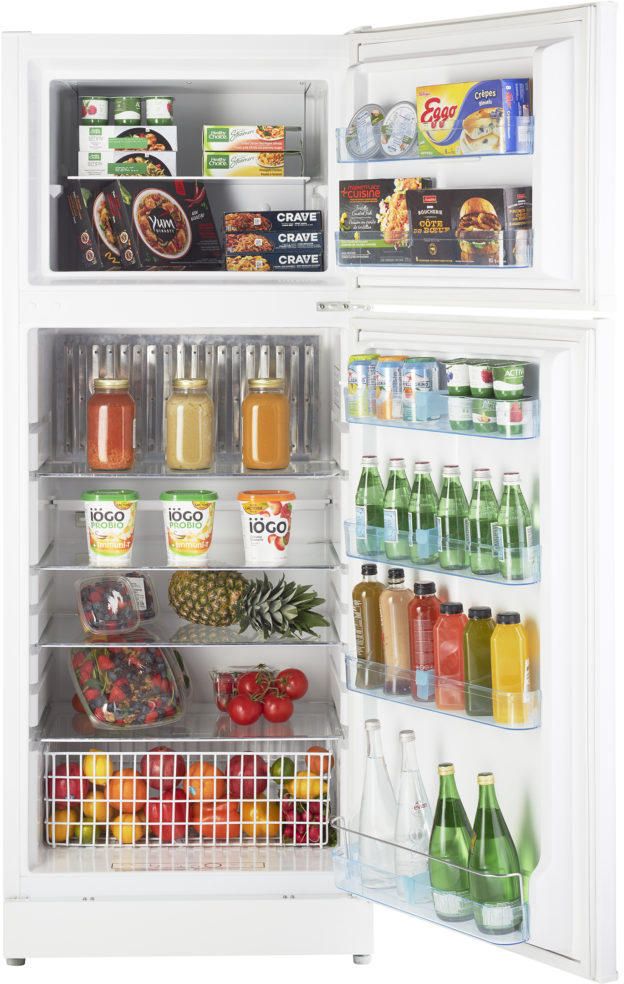 Unique® Appliances 14.0 Cu. Ft. White Standard Depth Freestanding Liquid Propane Top Freezer Refrigerator 2