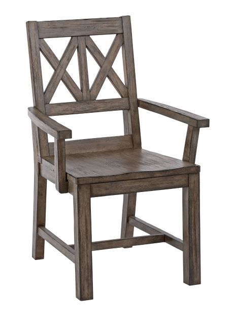 Kincaid Furniture Foundry Brown Wood Arm Chair