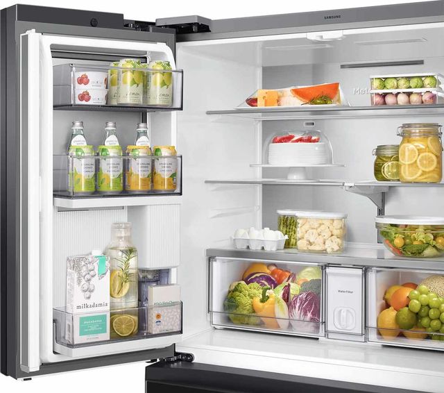 Samsung Bespoke 22.5 Cu. Ft. Clean White/Customizable Panel Counter Depth French Door Refrigerator 7
