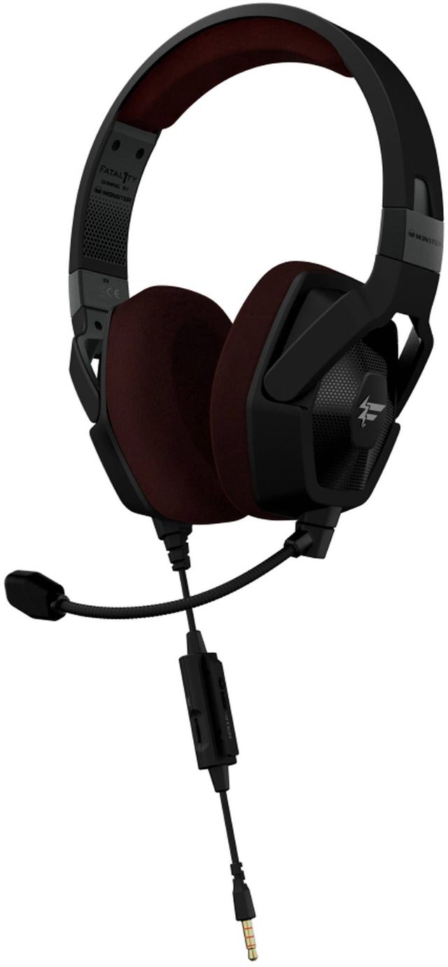 Monster® Fatal1ty® FXM 100 Gaming Over-Ear Headphones 0