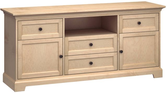 Howard Miller® Customizable 72" Dual Cabinet TV Console with Four Drawers and One Shelf